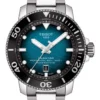 Tissot Seastar 2000 Professional Powermatic 80 T1206071104100 Automatic Watch In Aqua