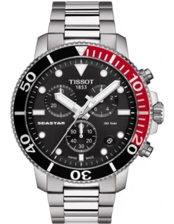 Tissot Seastar 1000 Chronograph T1204171105101 Watch In Black