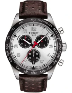 Tissot PRS 516 Chronograph T1316171603200 Watch In Silver