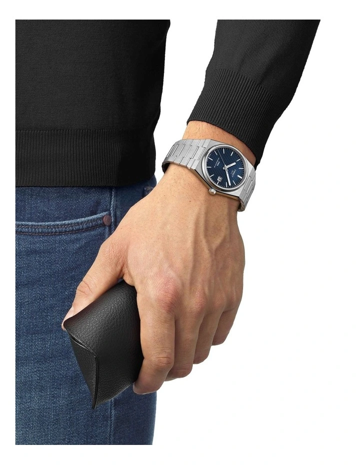 Tissot PRX Powermatic 80 T1374071104100 Automatic Watch In Blue 6 Tissot PRX Powermatic 80 T1374071104100 Automatic Watch In Blue - Image 6