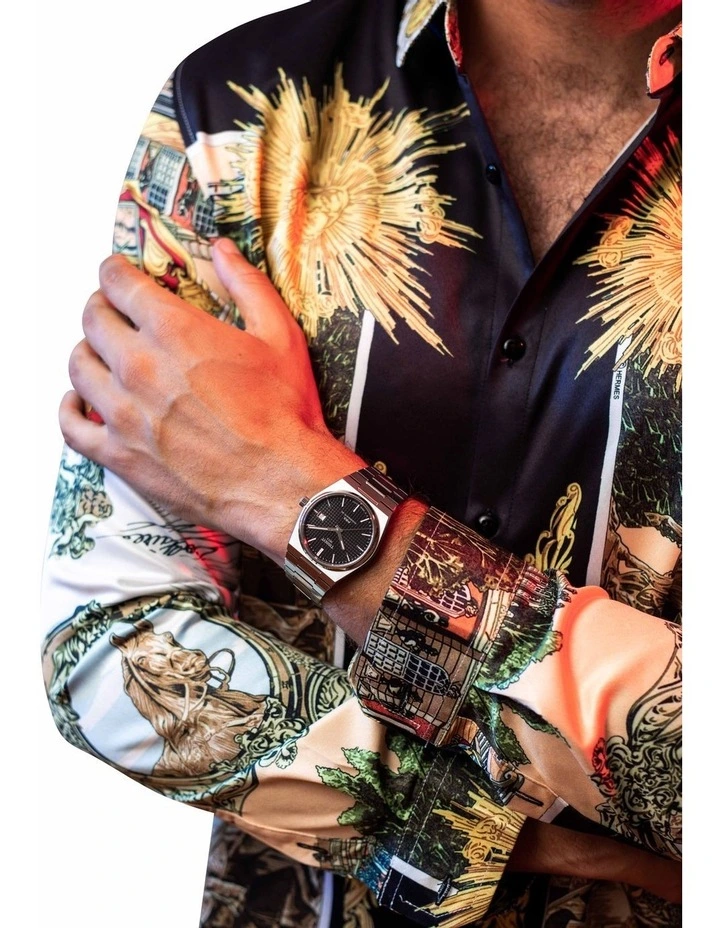 Tissot PRX Powermatic 80 T1374071105100 Automatic Watch In Black 2 Tissot PRX Powermatic 80 T1374071105100 Automatic Watch In Black - Image 2