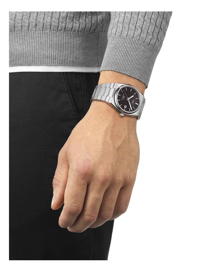 Tissot PRX Powermatic 80 T1374071105100 Automatic Watch In Black 5 Tissot PRX Powermatic 80 T1374071105100 Automatic Watch In Black - Image 5