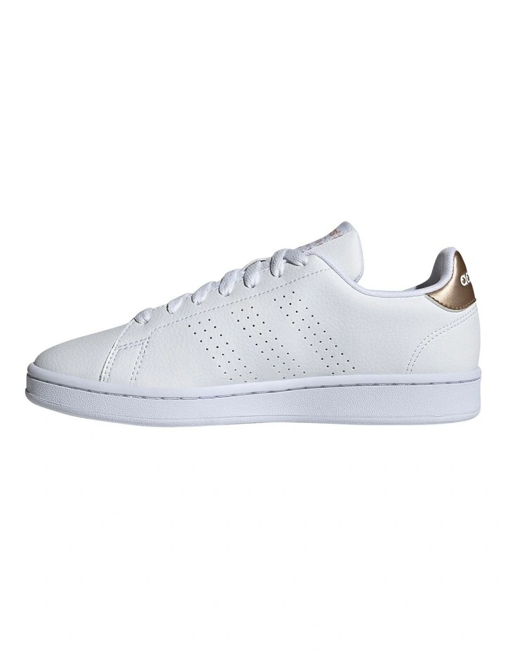 ADIDAS Advantage White Leather Lace-Up Sneaker 2 ADIDAS Advantage White Leather Lace-Up Sneaker - Image 2