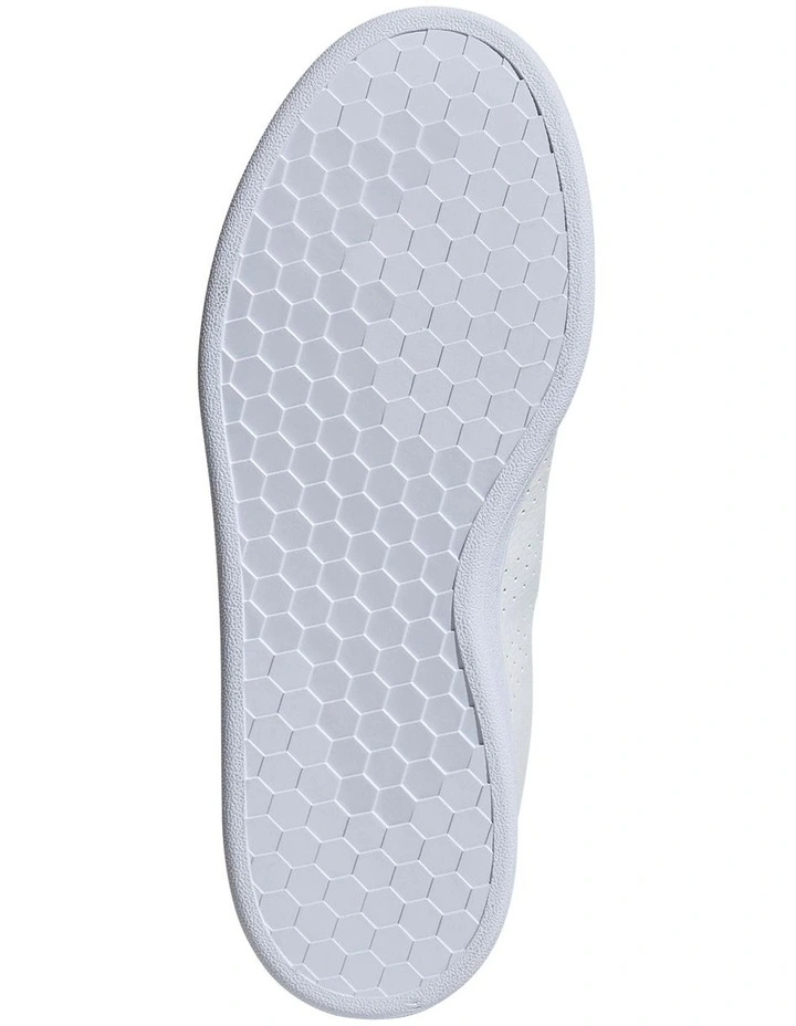 ADIDAS Advantage White Leather Lace-Up Sneaker 6 ADIDAS Advantage White Leather Lace-Up Sneaker - Image 6