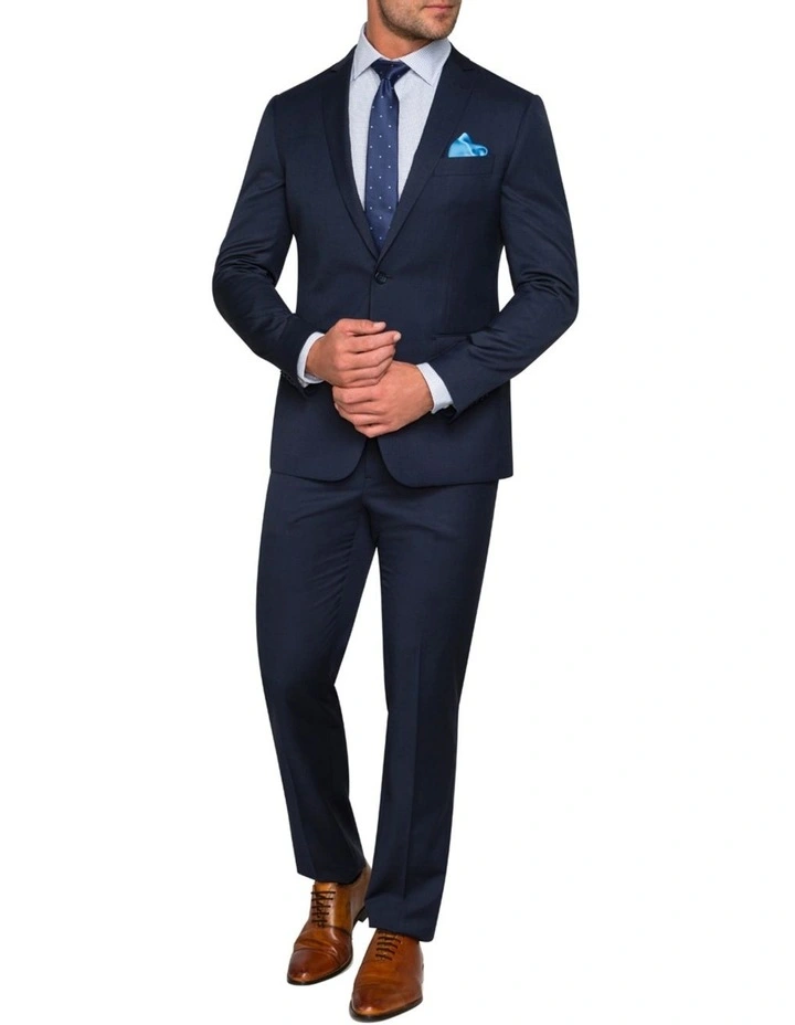 Van Heusen Tailored Suit Jacket Navy 2 Van Heusen Tailored Suit Jacket Navy - Image 2