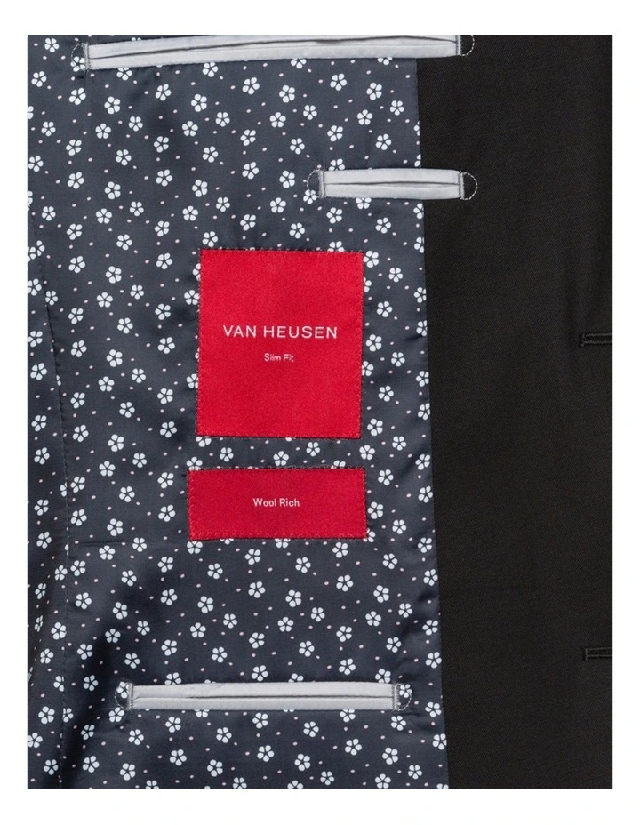 Van Heusen Slim Suit Jacket Black 4 Van Heusen Slim Suit Jacket Black - Image 4