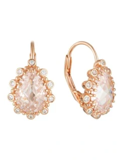 Luxe Oppulenza Rose Gold Huggie Earrings