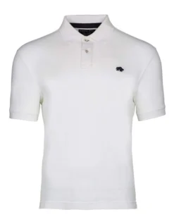 Organic Cotton Regular Fit Signature Polo White -Myer Clothing Shop 842823910 3 720x928
