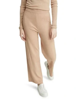 Oxford Aria Knitted Lounge Pants Camel Brown -Myer Clothing Shop 843201550 4 720x928