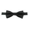 Oxford Plain Silk Twill Black Bow Tie