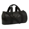 Oxford Benton Leather Weekender Bag In Black
