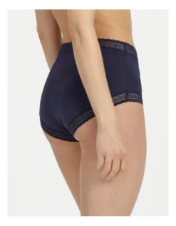 SOHO Smooth Lace Brief In Navy -Myer Clothing Shop 843917410 843990220 3 720x928
