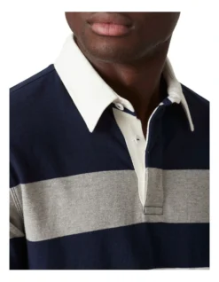 Cooper Stripe LS Rugby Polo -Myer Clothing Shop 845848360 4 720x928