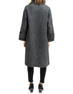 Rumour Has It Oversized Wool Blend Coat -Myer Clothing Shop 846886960 3 720x928