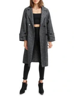 Rumour Has It Oversized Wool Blend Coat -Myer Clothing Shop 846886960 4 720x928