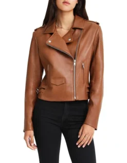 Just Friends Leather Jacket -Myer Clothing Shop 846887590 5 720x928