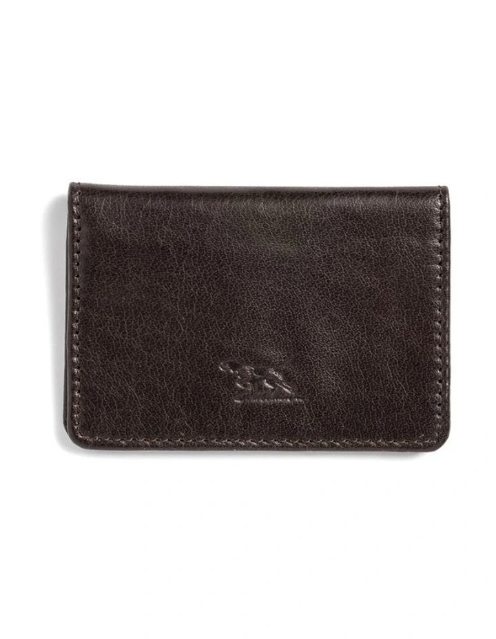 Lewis Tops Track Card Holder In Chocolate Brown 1 Lewis Tops Track Card Holder In Chocolate Brown