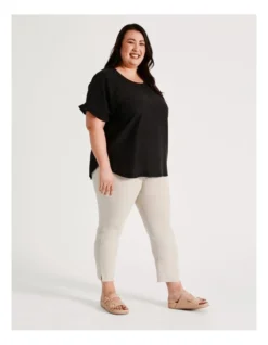 Regatta Wardrobe Staple Stretch Crop Pant Cream 10 Regatta Wardrobe Staple Stretch Crop Pant Cream -Myer Clothing Shop 847345240 4 1 720x928