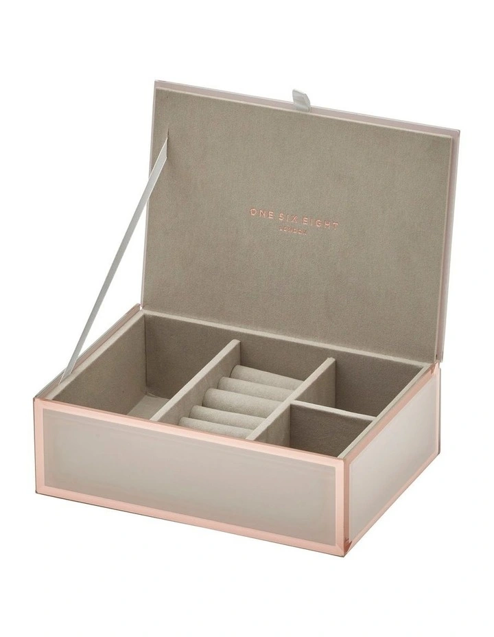 Sara Blush Medium Jewellery Box 2 Sara Blush Medium Jewellery Box - Image 2