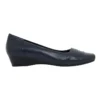 Saturn Heeled Shoes In Navy Leather