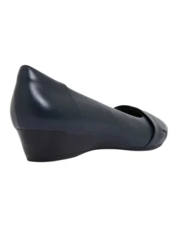 Saturn Heeled Shoes In Navy Leather -Myer Clothing Shop 848482030 4 720x928