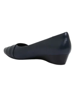 Saturn Heeled Shoes In Navy Leather -Myer Clothing Shop 848482030 6 720x928