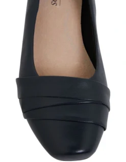 Saturn Heeled Shoes In Navy Leather -Myer Clothing Shop 848482030 7 720x928