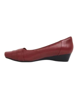 Saturn Heeled Shoes In Red Leather -Myer Clothing Shop 848482120 3 720x928