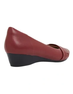 Saturn Heeled Shoes In Red Leather -Myer Clothing Shop 848482120 4 720x928