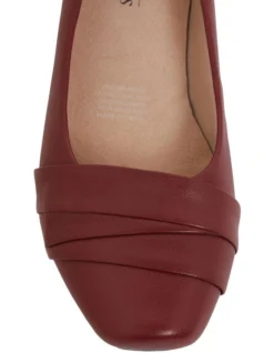 Saturn Heeled Shoes In Red Leather -Myer Clothing Shop 848482120 7 720x928