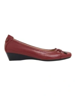 Shannon Heeled Shoes In Red Leather