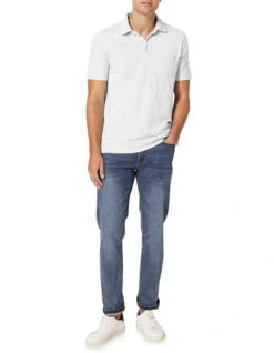 Hayes Slub Cotton Polo White 7 Hayes Slub Cotton Polo White -Myer Clothing Shop 848740150 3 720x928