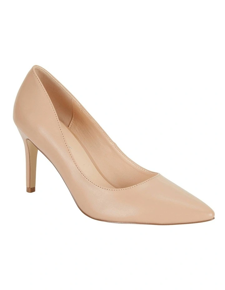 Wild Nude Smooth Heeled Shoes 2 Wild Nude Smooth Heeled Shoes - Image 2