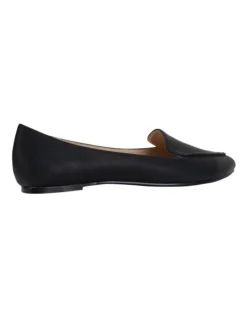 Reno Black Smooth Flat Shoes -Myer Clothing Shop 848835910 4 720x928