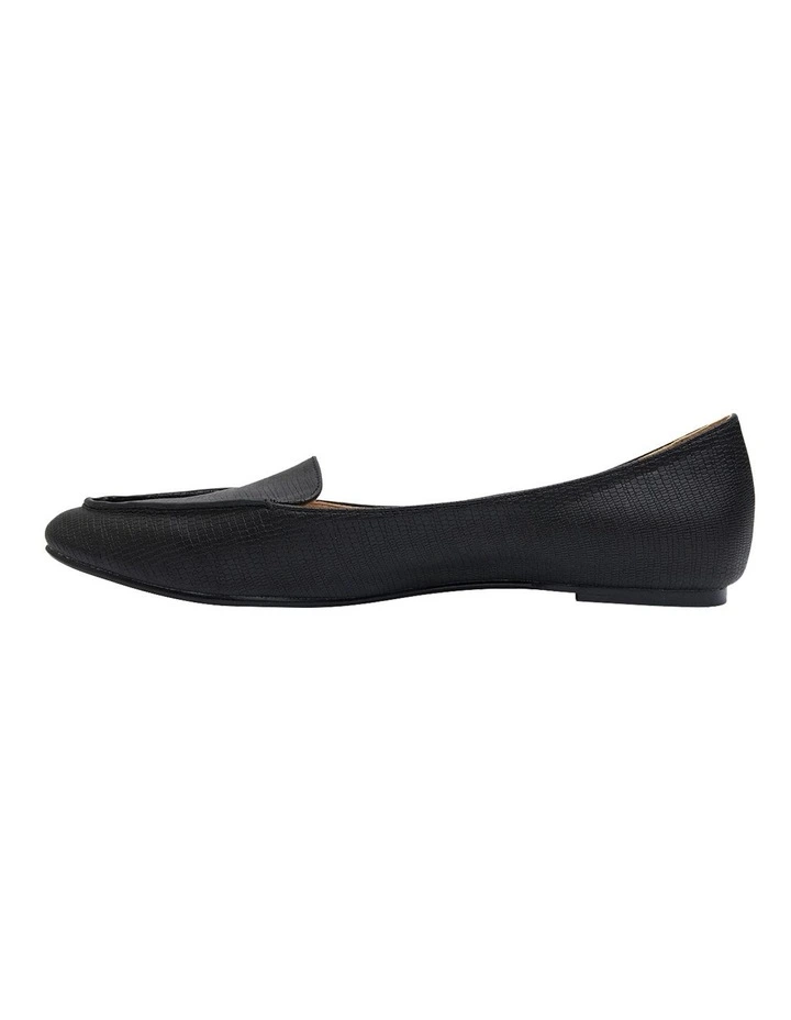 Reno Black Lizard Flat Shoes 3 Reno Black Lizard Flat Shoes - Image 3