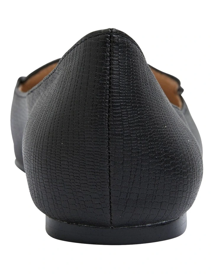 Reno Black Lizard Flat Shoes 5 Reno Black Lizard Flat Shoes - Image 5