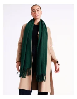 Basque Pashminetta Scarf In Forest -Myer Clothing Shop 849222730 966990160 4 1 720x928