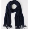 Basque Pashminetta Scarf In Navy