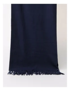 Basque Pashminetta Scarf In Navy -Myer Clothing Shop 849222730 966990250 3 720x928