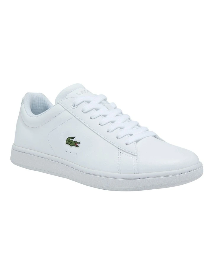 Lacoste Carnaby Evo White Lace-Up Sneaker 1 Lacoste Carnaby Evo White Lace-Up Sneaker