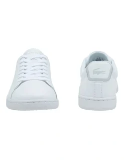 Lacoste Carnaby Evo White Lace-Up Sneaker 10 Lacoste Carnaby Evo White Lace-Up Sneaker -Myer Clothing Shop 849518290 5 720x928