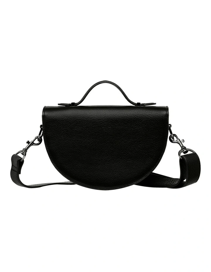 All Nighter Black Saddle Crossbody Bag 2 All Nighter Black Saddle Crossbody Bag - Image 2