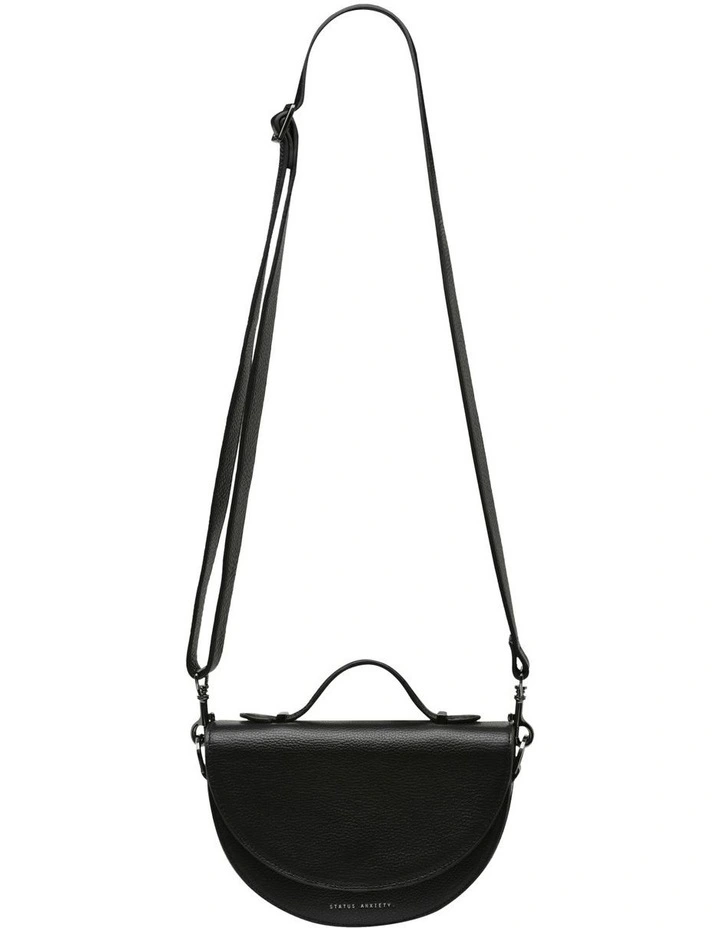 All Nighter Black Saddle Crossbody Bag 3 All Nighter Black Saddle Crossbody Bag - Image 3