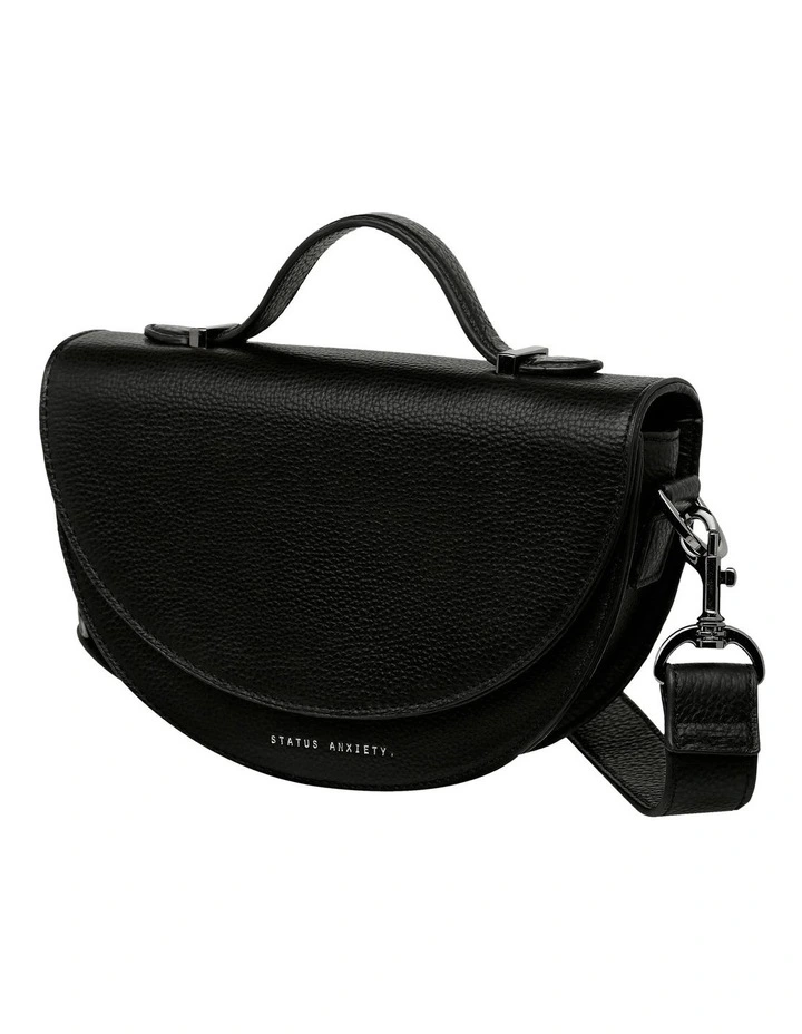 All Nighter Black Saddle Crossbody Bag 5 All Nighter Black Saddle Crossbody Bag - Image 5