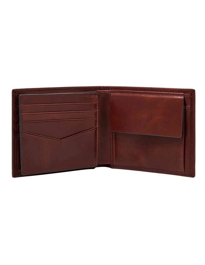 Fossil Ryan Large Brown Coin Pocket Bifold & Belt Gift Pack 3 Fossil Ryan Large Brown Coin Pocket Bifold & Belt Gift Pack - Image 3