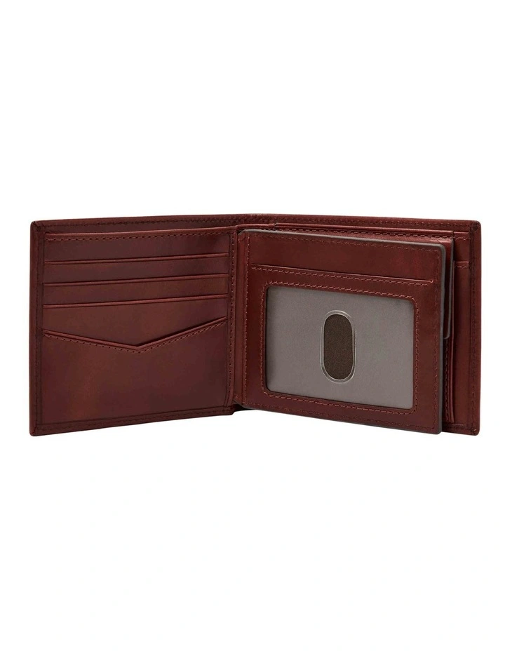 Fossil Ryan Large Brown Coin Pocket Bifold & Belt Gift Pack 4 Fossil Ryan Large Brown Coin Pocket Bifold & Belt Gift Pack - Image 4