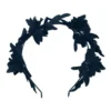 Erica Lace Headband Hair Accessory In Navy