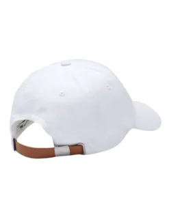 Lacoste Centre White Croc Cotton Cap -Myer Clothing Shop 851158360 3 1 720x928