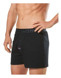 Loose Fit Knit Boxer 3 Pack In Black -Myer Clothing Shop 851353750 3 720x928