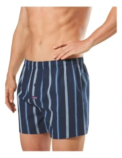 Woven Boxer 3 Pack In Blue 6 Woven Boxer 3 Pack In Blue -Myer Clothing Shop 851353840 3 720x928